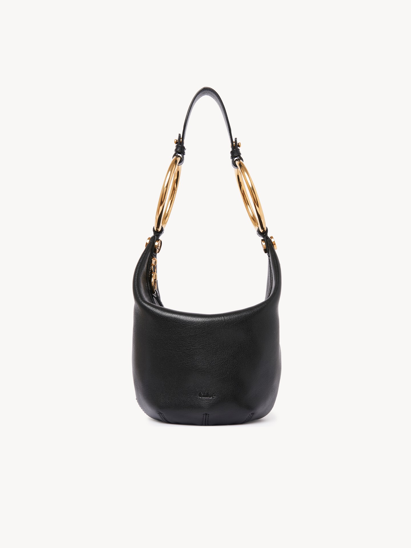 Small Bracelet handbag in grained leather - 2