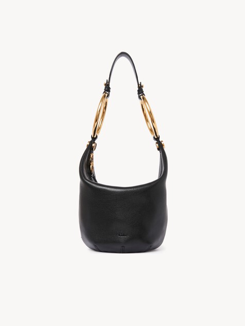 Small Bracelet handbag in grained leather