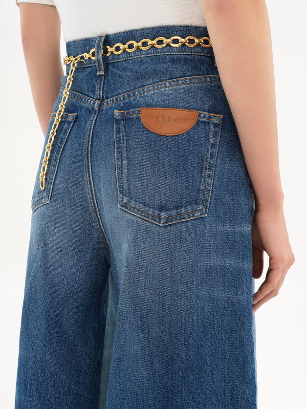 Bermuda shorts in denim patchwork - 7