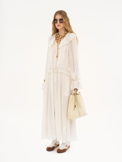 Chlo&eacute; Spin tote bag in grained leather