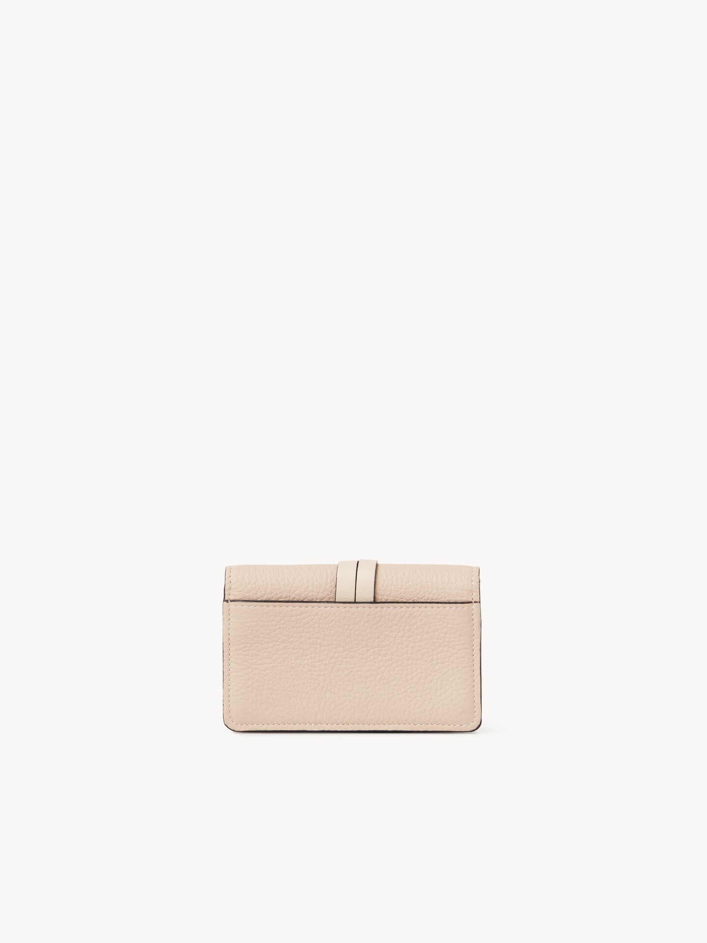 Alphabet card holder in grained leather - 3