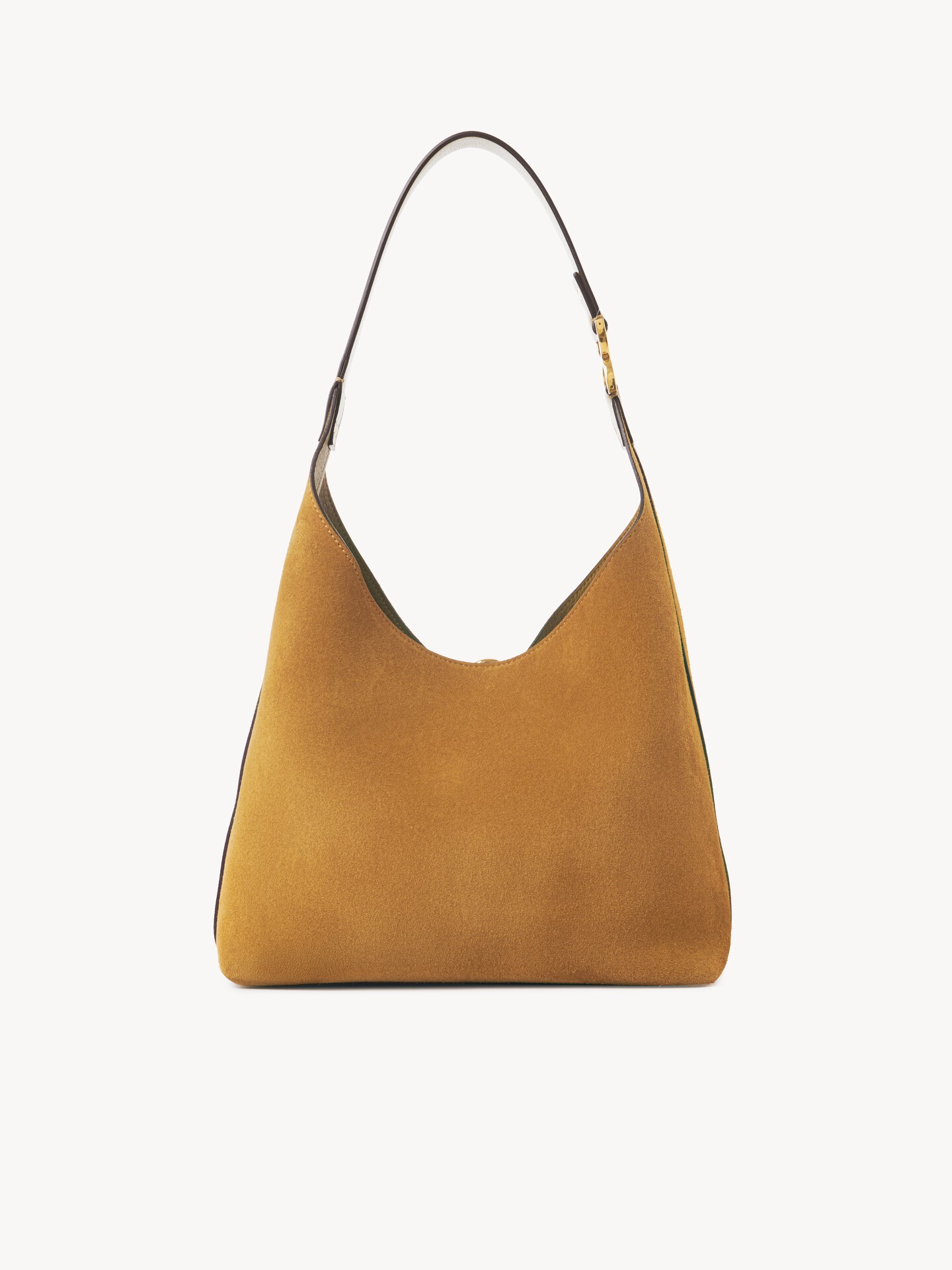 Small Marcie hobo bag in suede leather - 6