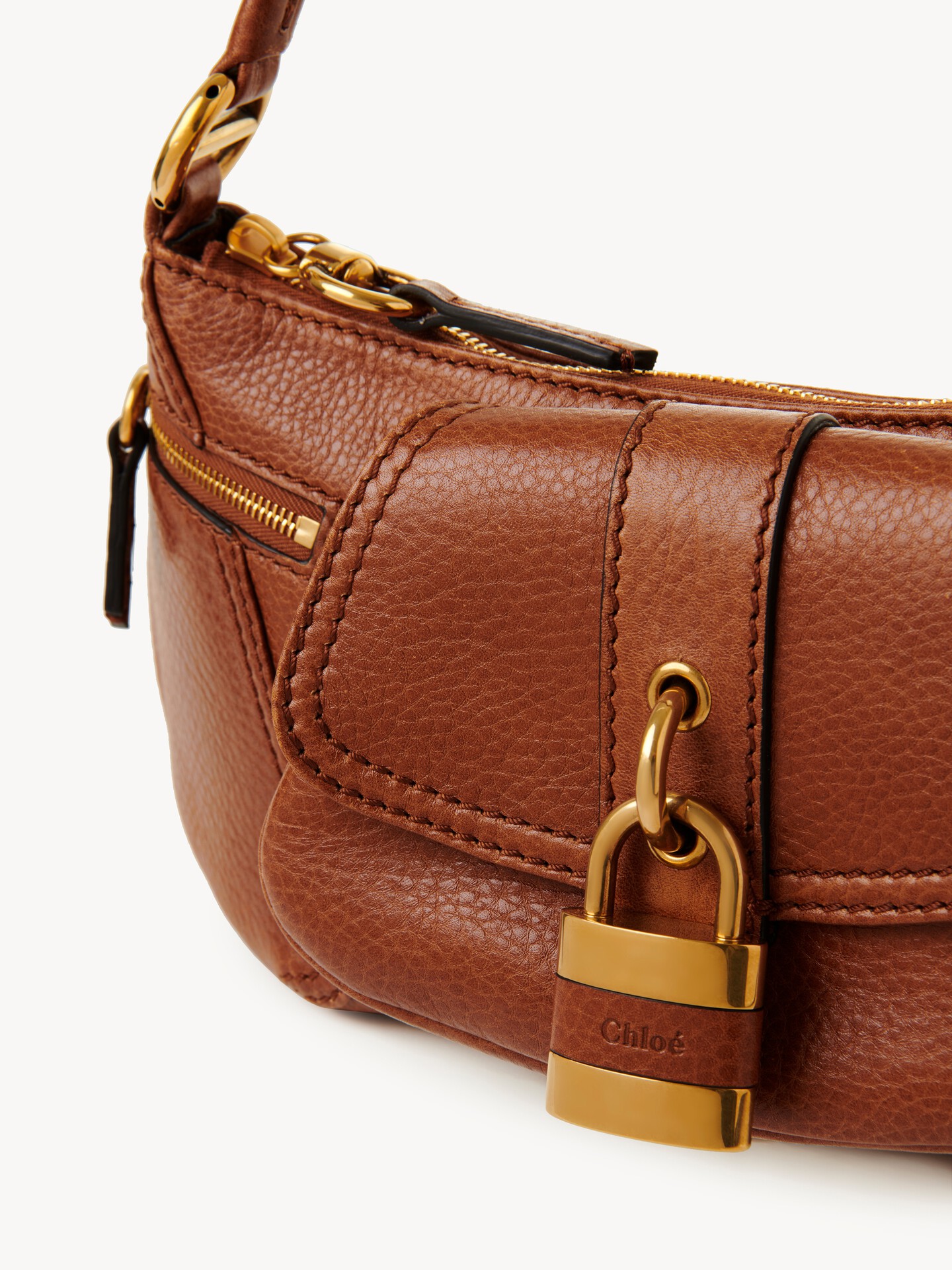 The 99 shoulder bag in grained leather - 5