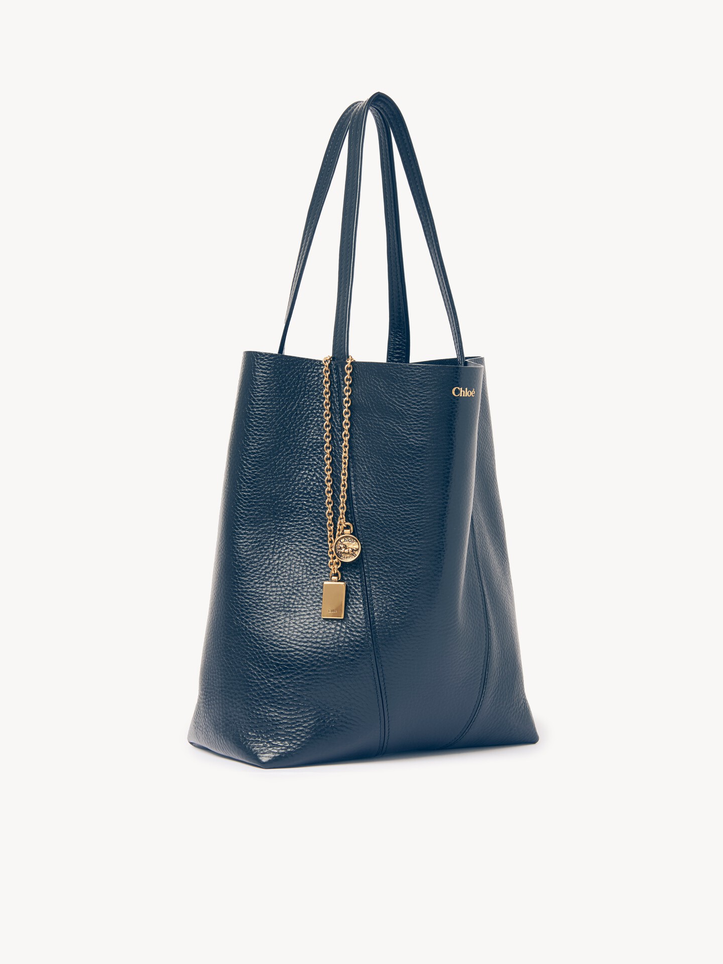 Chloé Spin tote bag in grained leather - 5