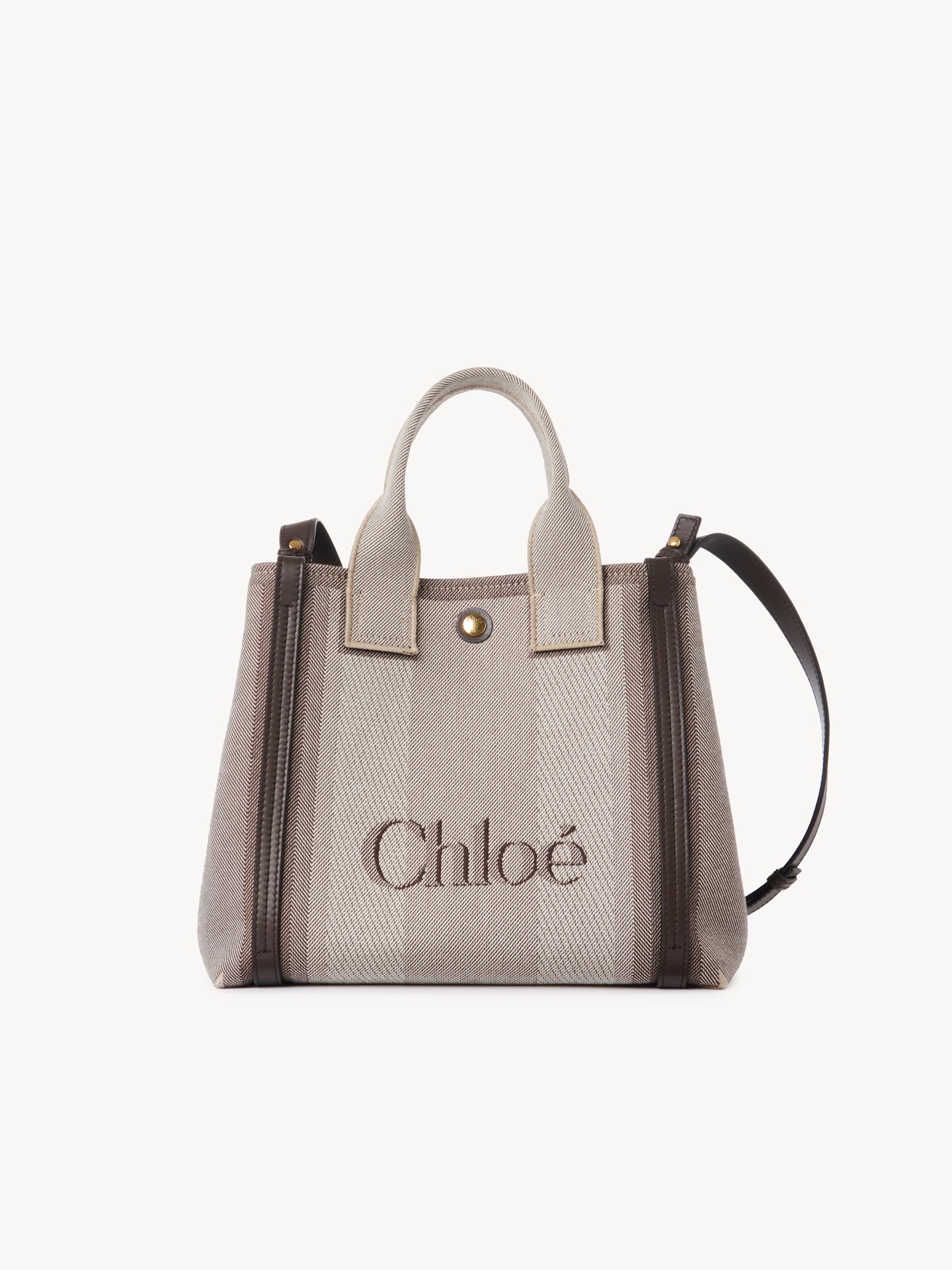 Small Chloé Carry tote bag in canvas - 2