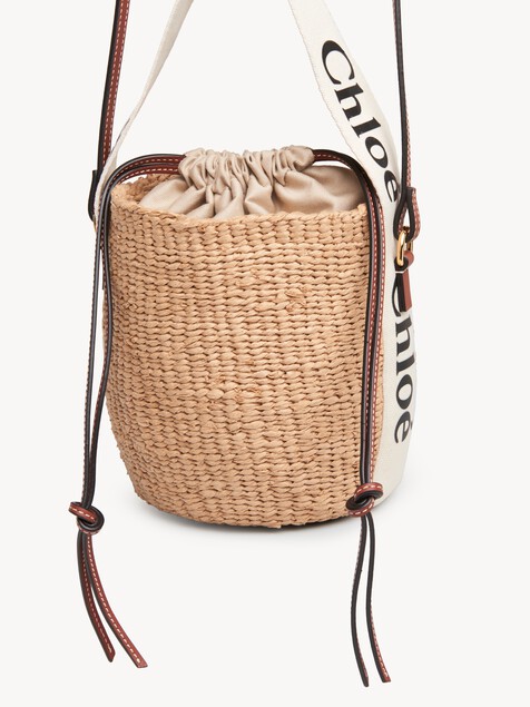 Small Woody basket in natural fibers