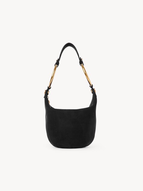 Small Bracelet handbag in suede leather