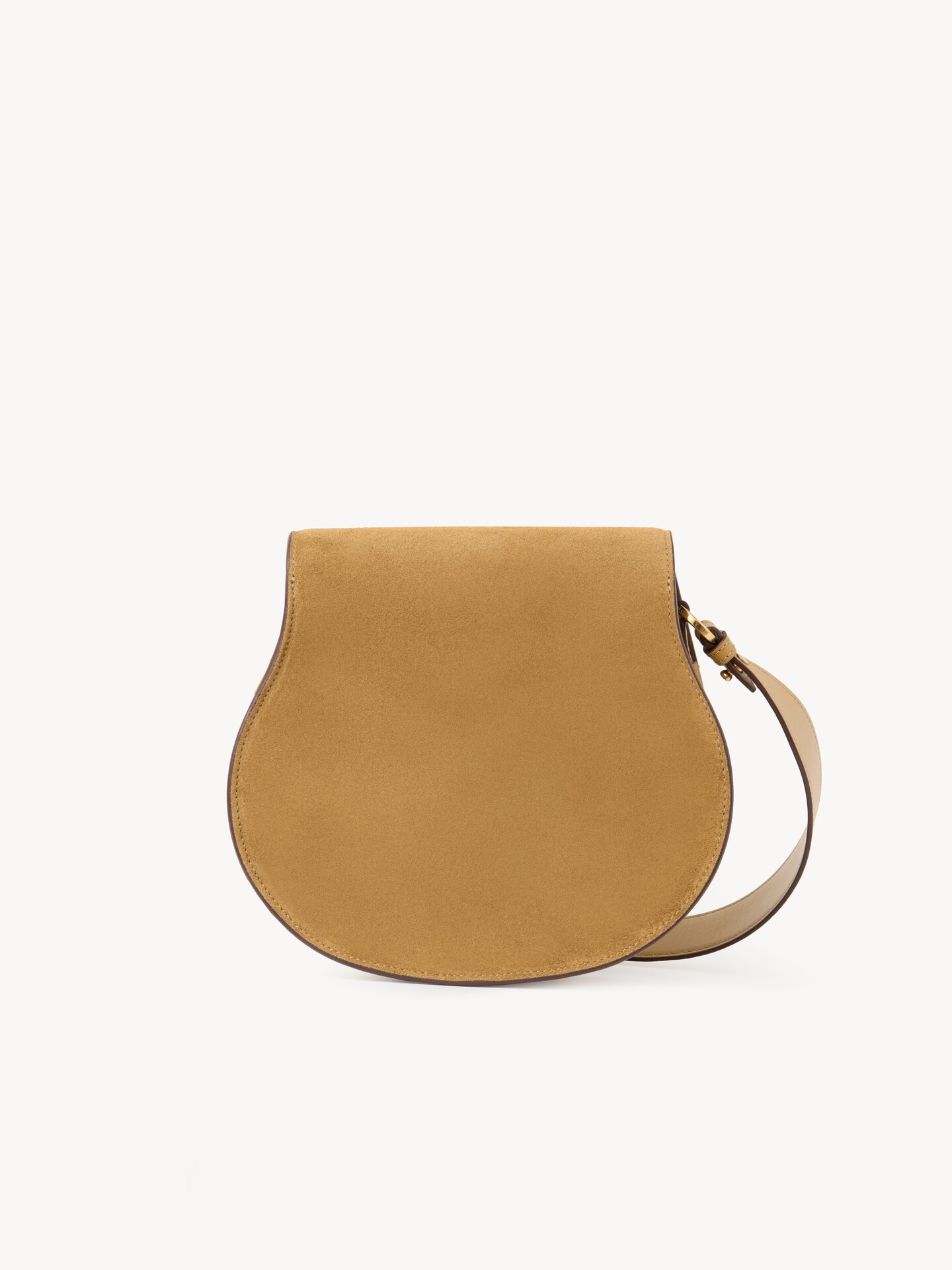 Marcie saddle bag in suede leather - 4