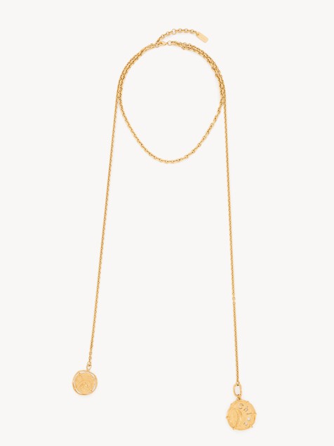 The Chlo&eacute; Medals necklace