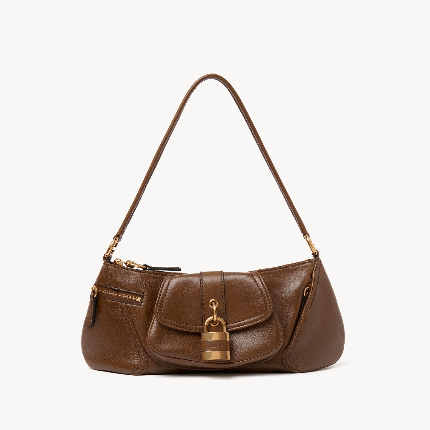 The 99 shoulder bag in grained leather - 8