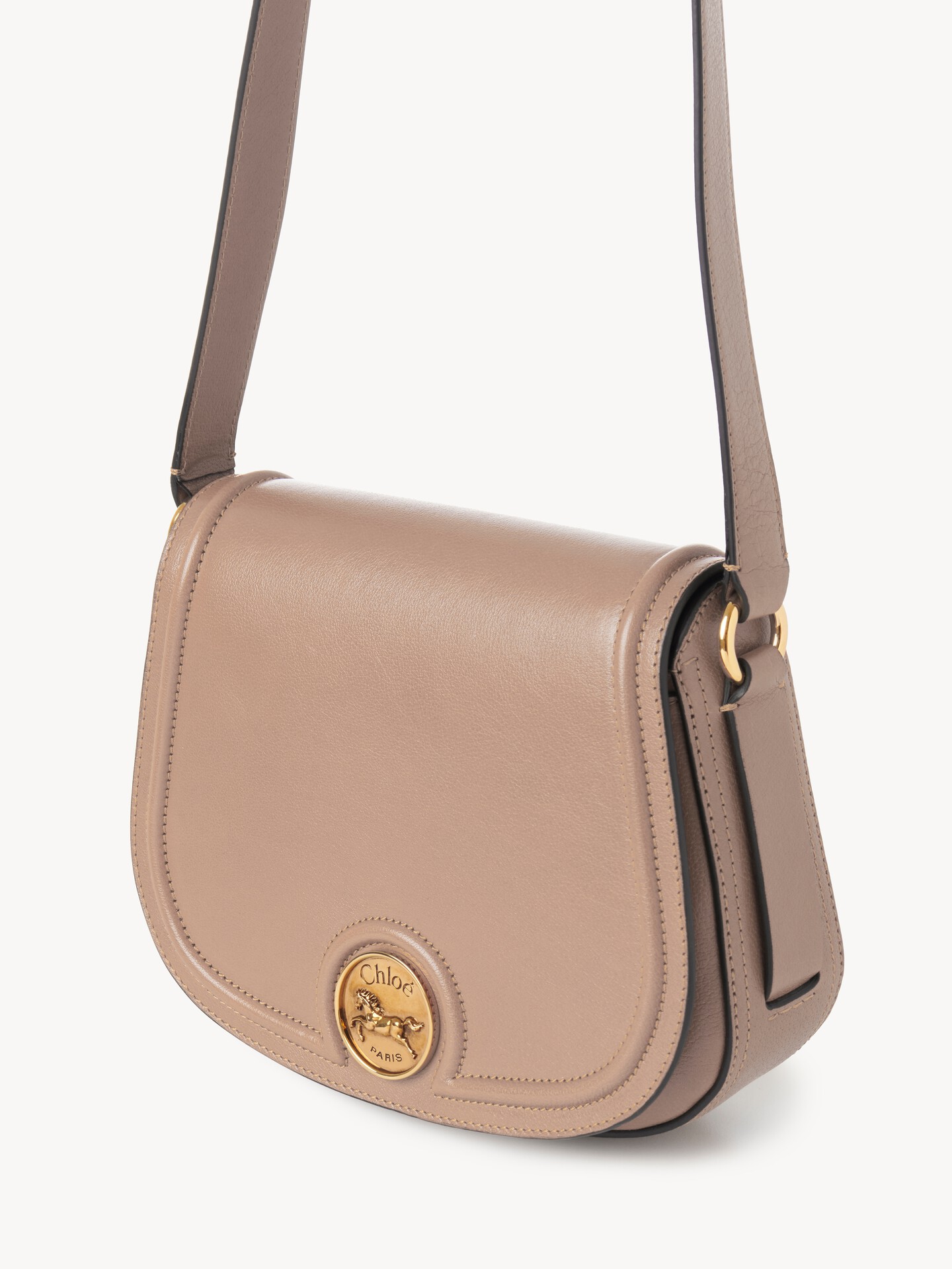 Horse Medal saddle bag in grained leather - 3
