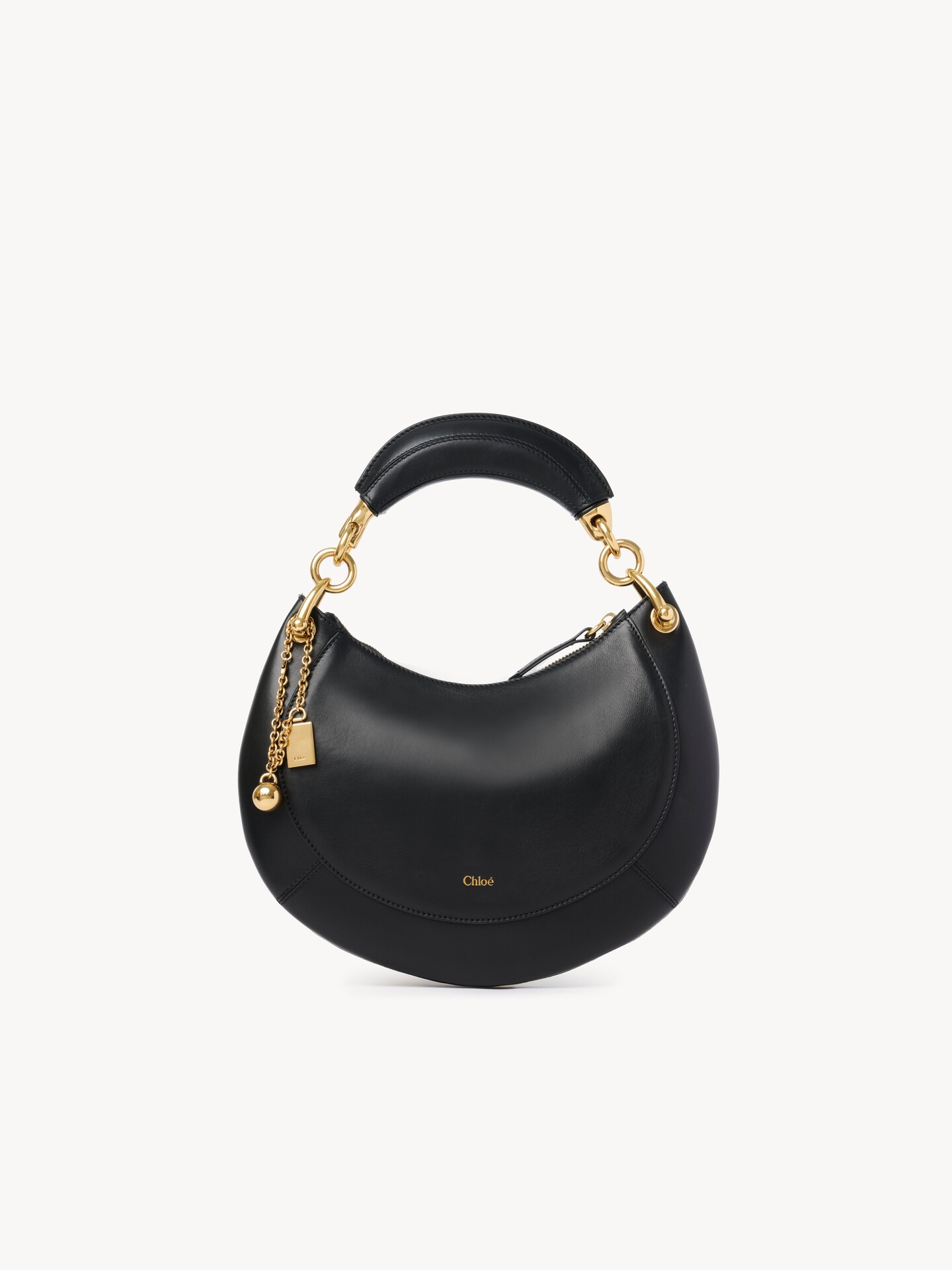 Small Chlo&eacute; Banana zipped hobo bag in soft leather - 2