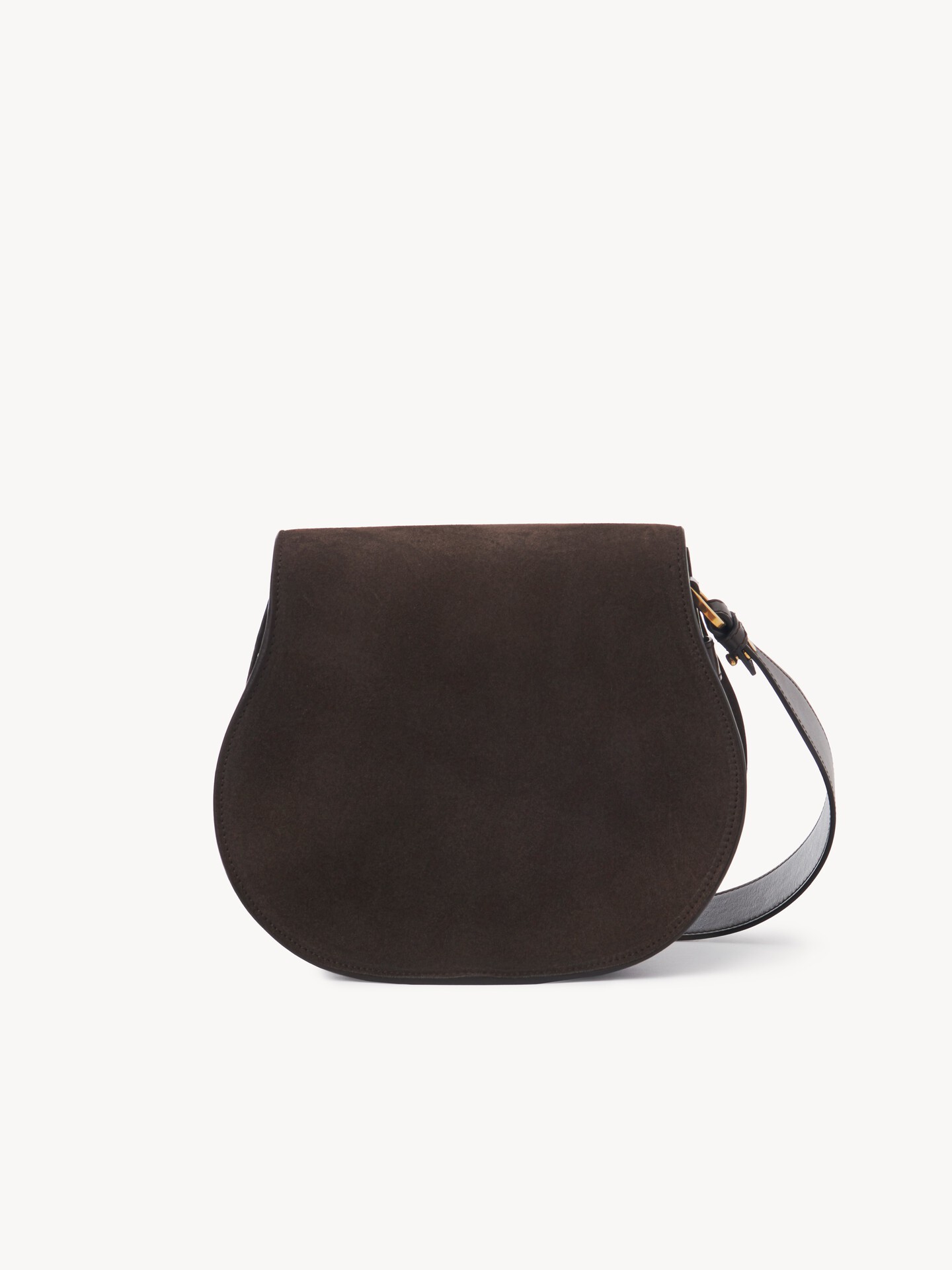 Marcie saddle bag in suede leather - 6