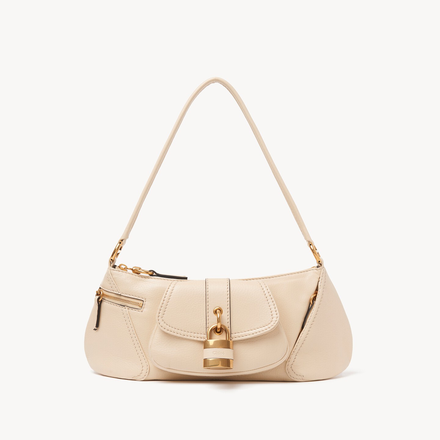 The 99 shoulder bag in grained leather - 8