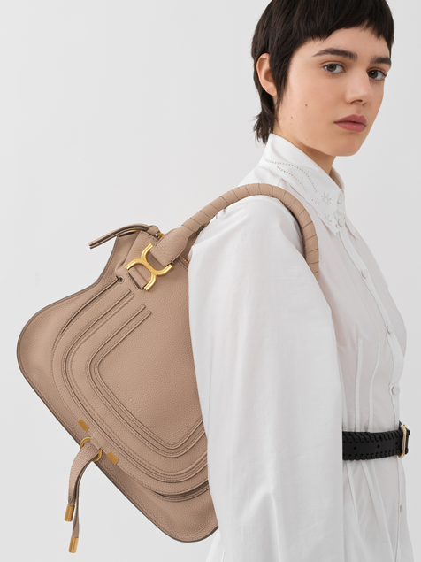 Marcie bag in grained leather