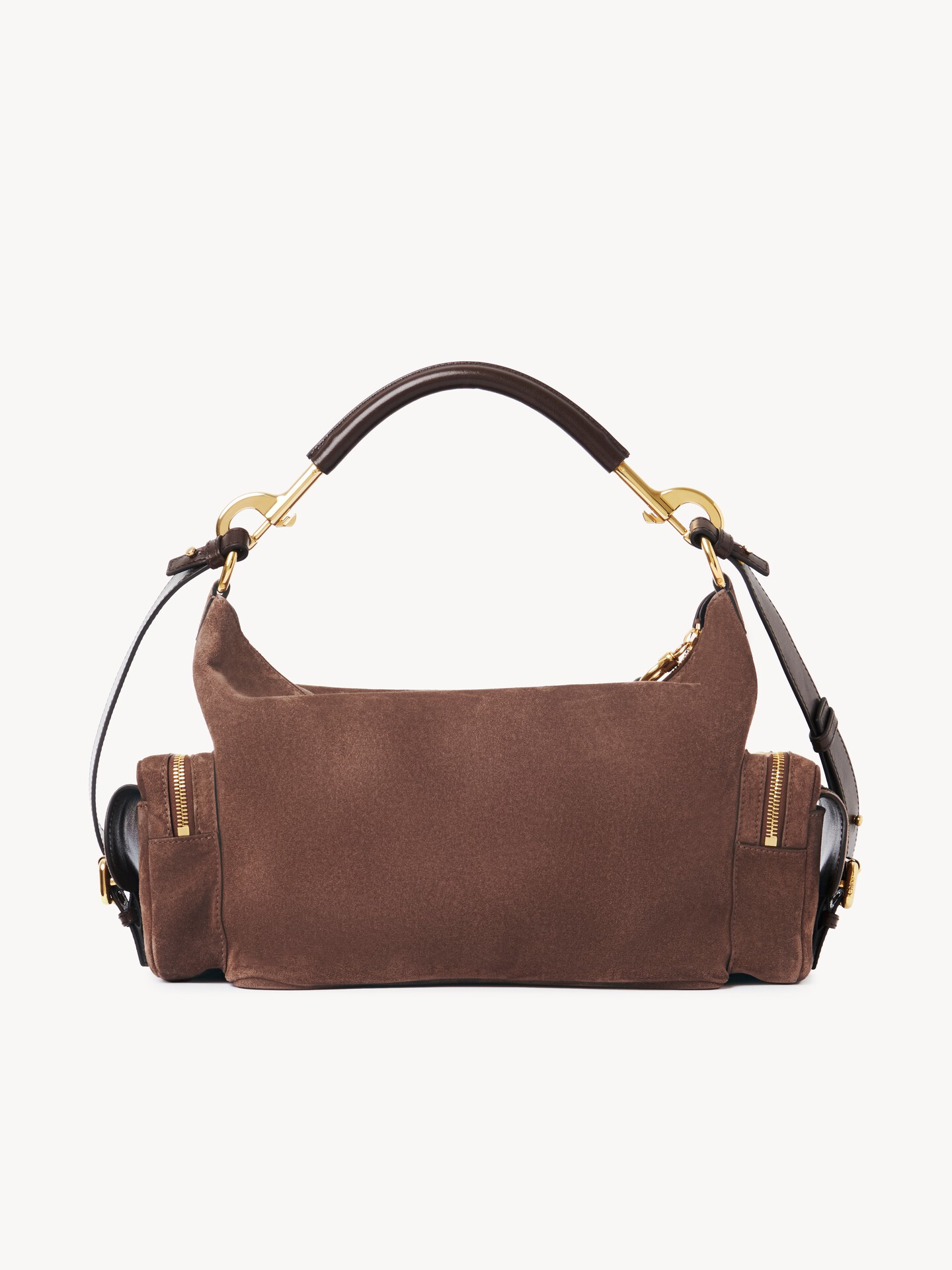 Camera bag in suede leather - 8