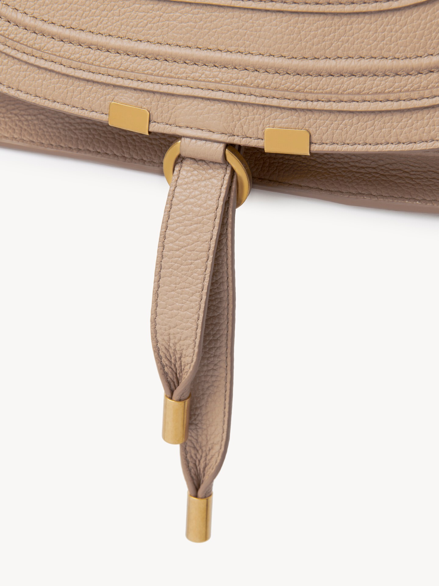 Small Marcie bag in grained leather - 4