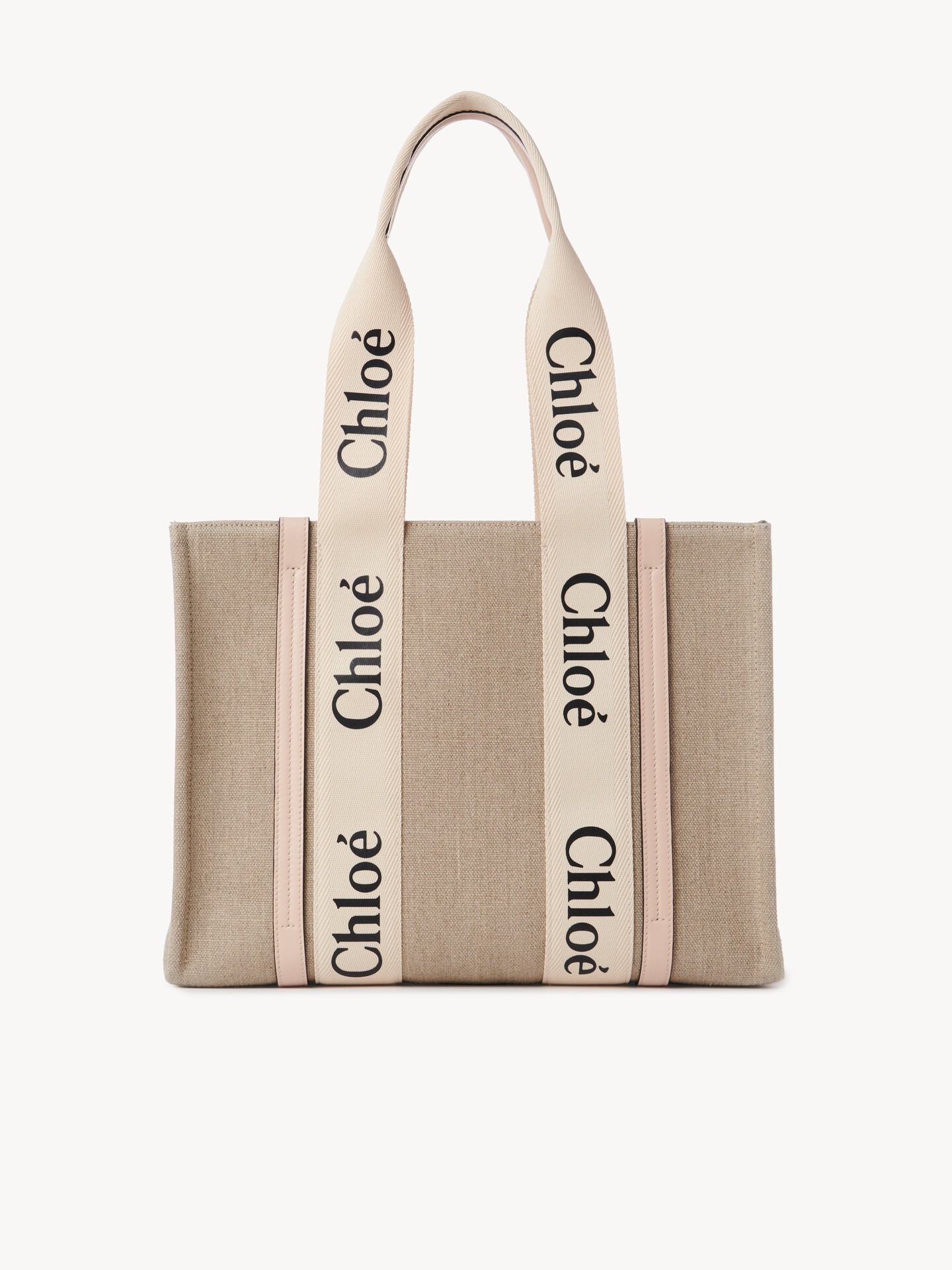 Woody tote bag in linen - 2
