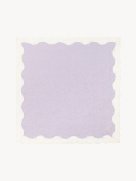 The Chlo&eacute; Poetic square scarf in silk & lace