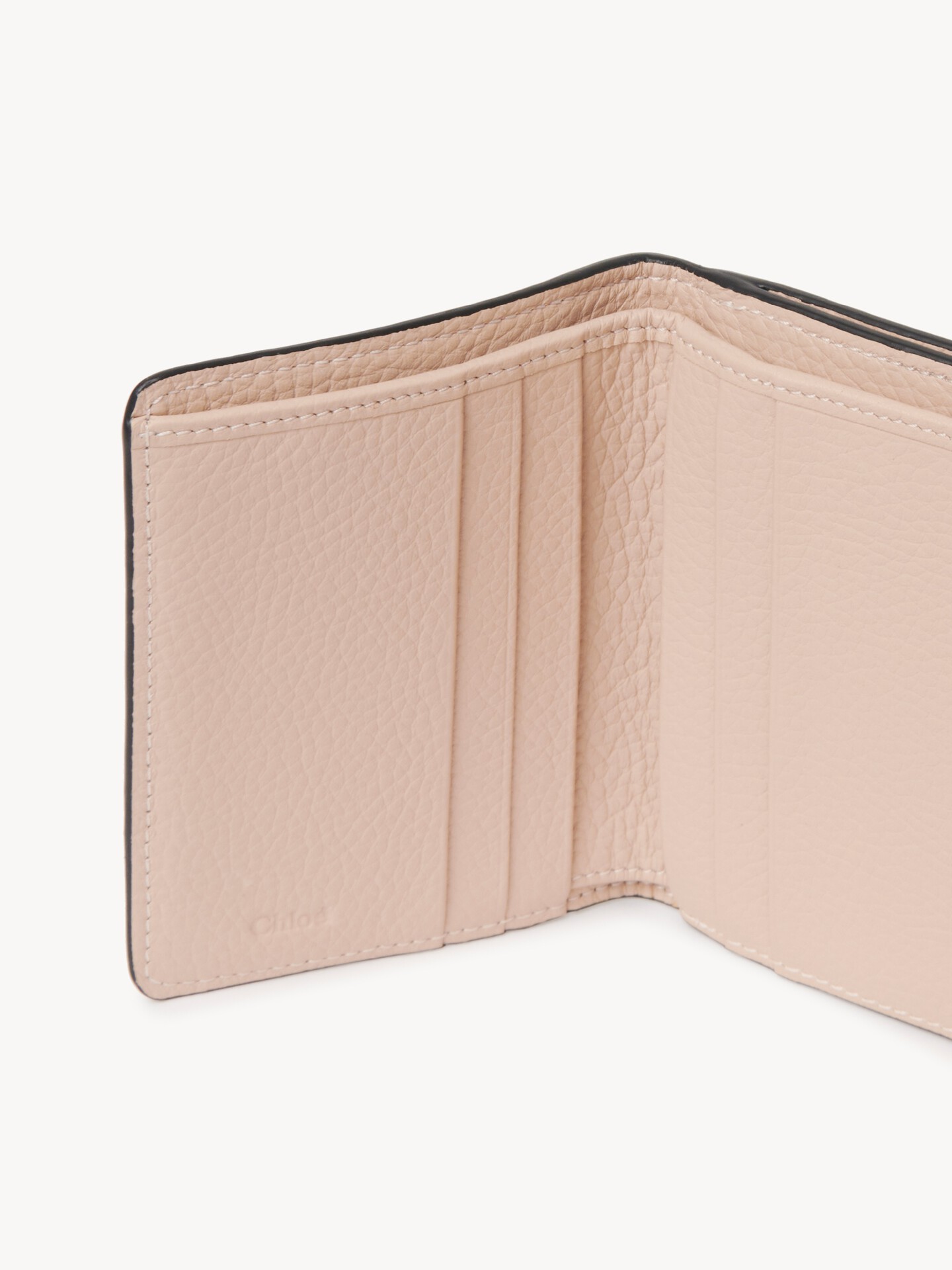 Small Alphabet tri-fold in grained leather - 6