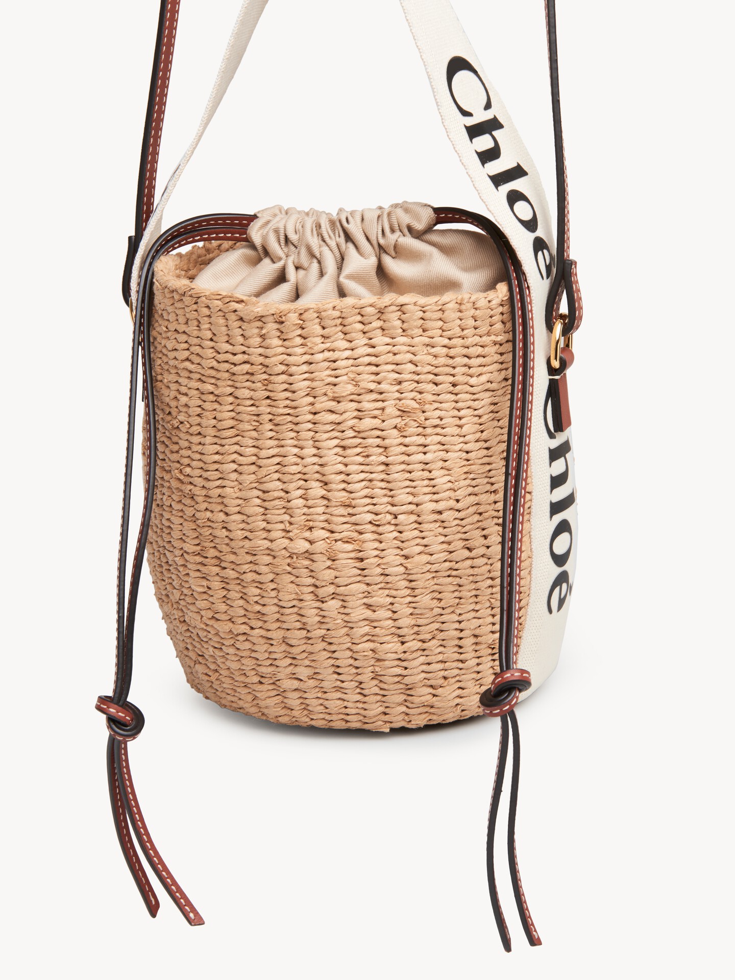 Small Woody basket in natural fibers - 6