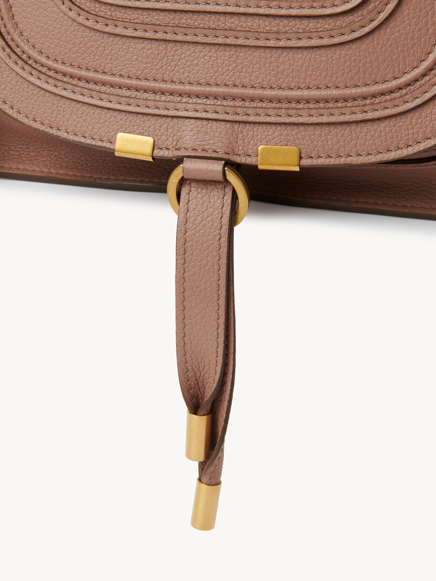 Small Marcie bag in grained leather - 4