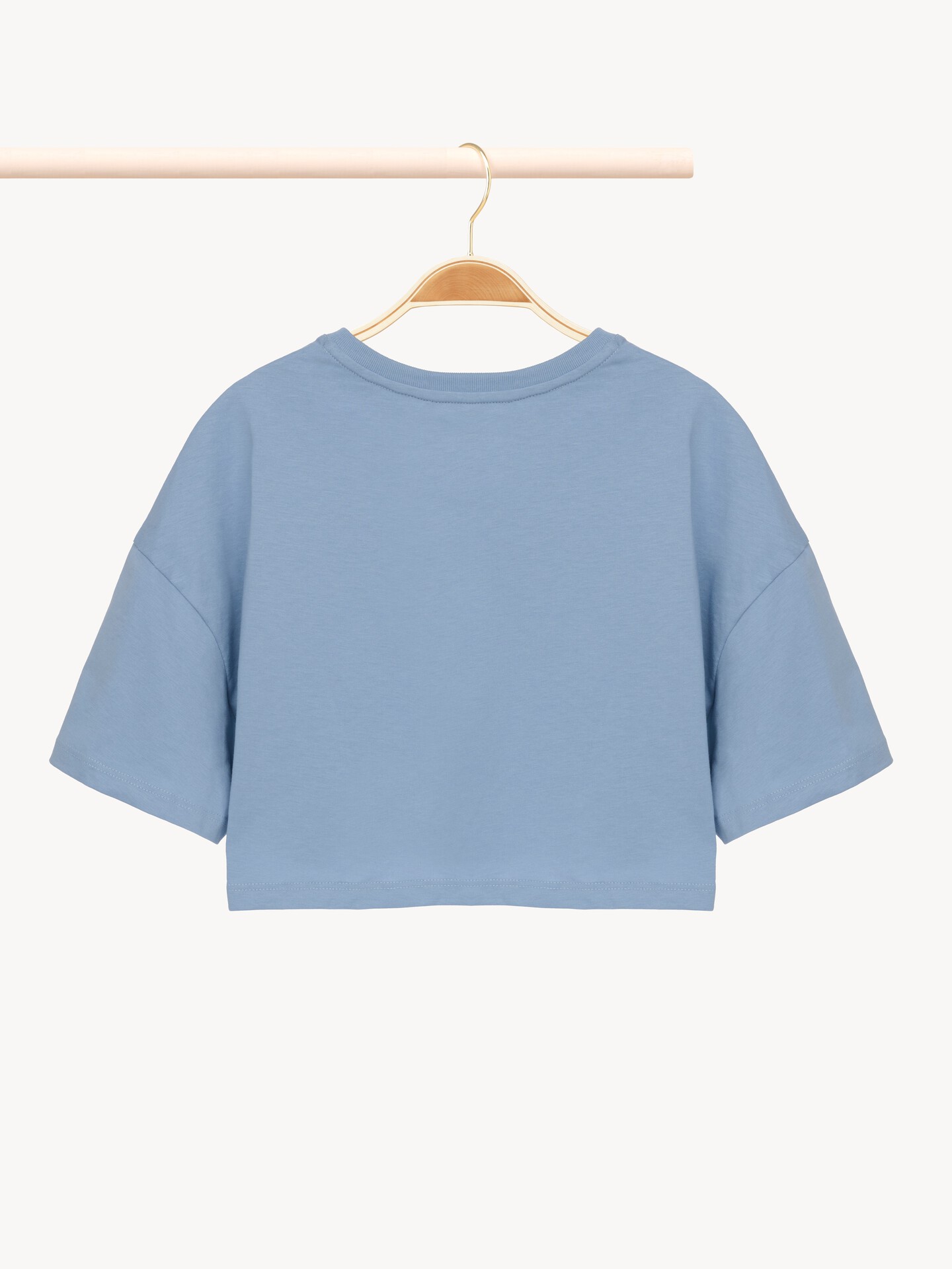 Kids' cropped logo T-shirt - 3