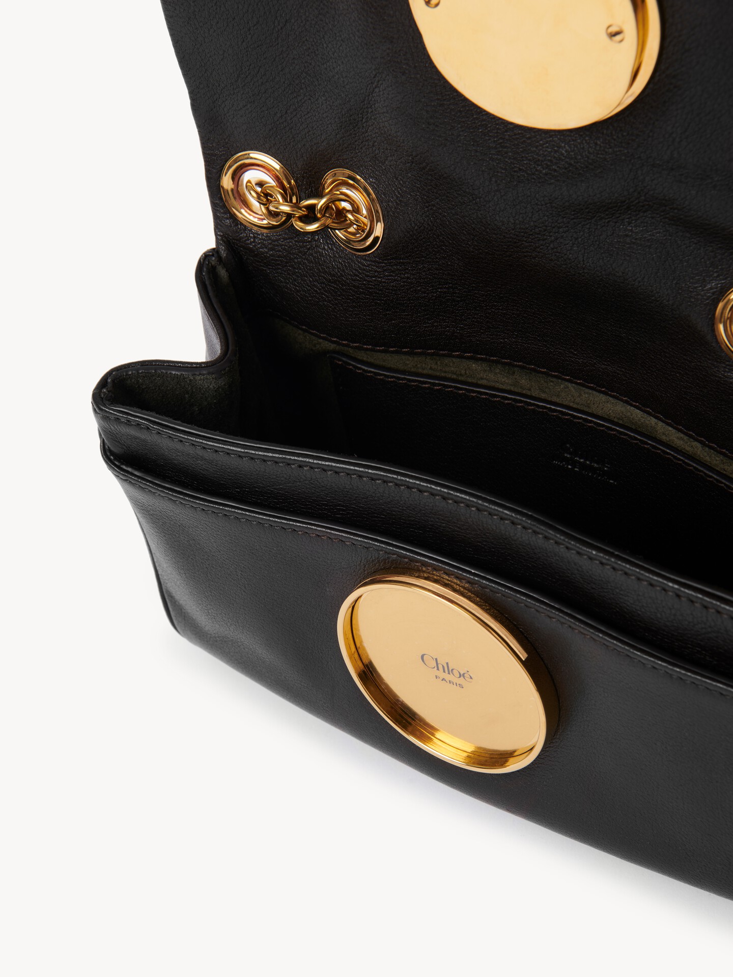Small Chloé Heritage shoulder bag in grained leather - 7