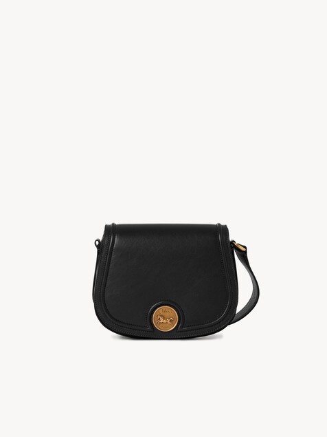 Horse Medal saddle bag in grained leather