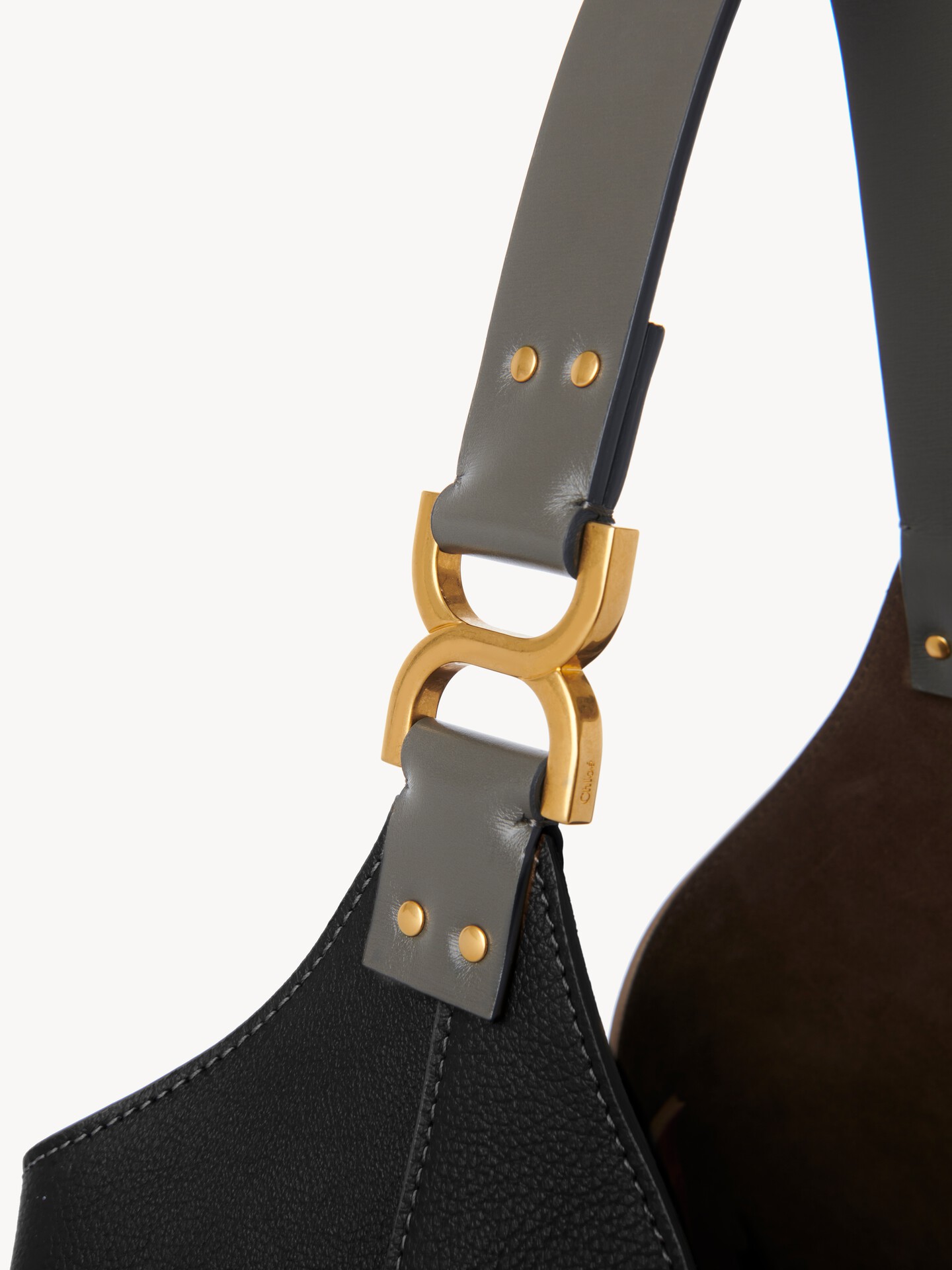 Marcie hobo bag in grained leather - 6