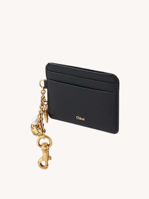 Chloé Charms card holder in grained leather