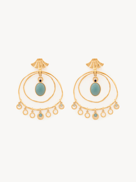 The Chlo&eacute; Sunflower earrings
