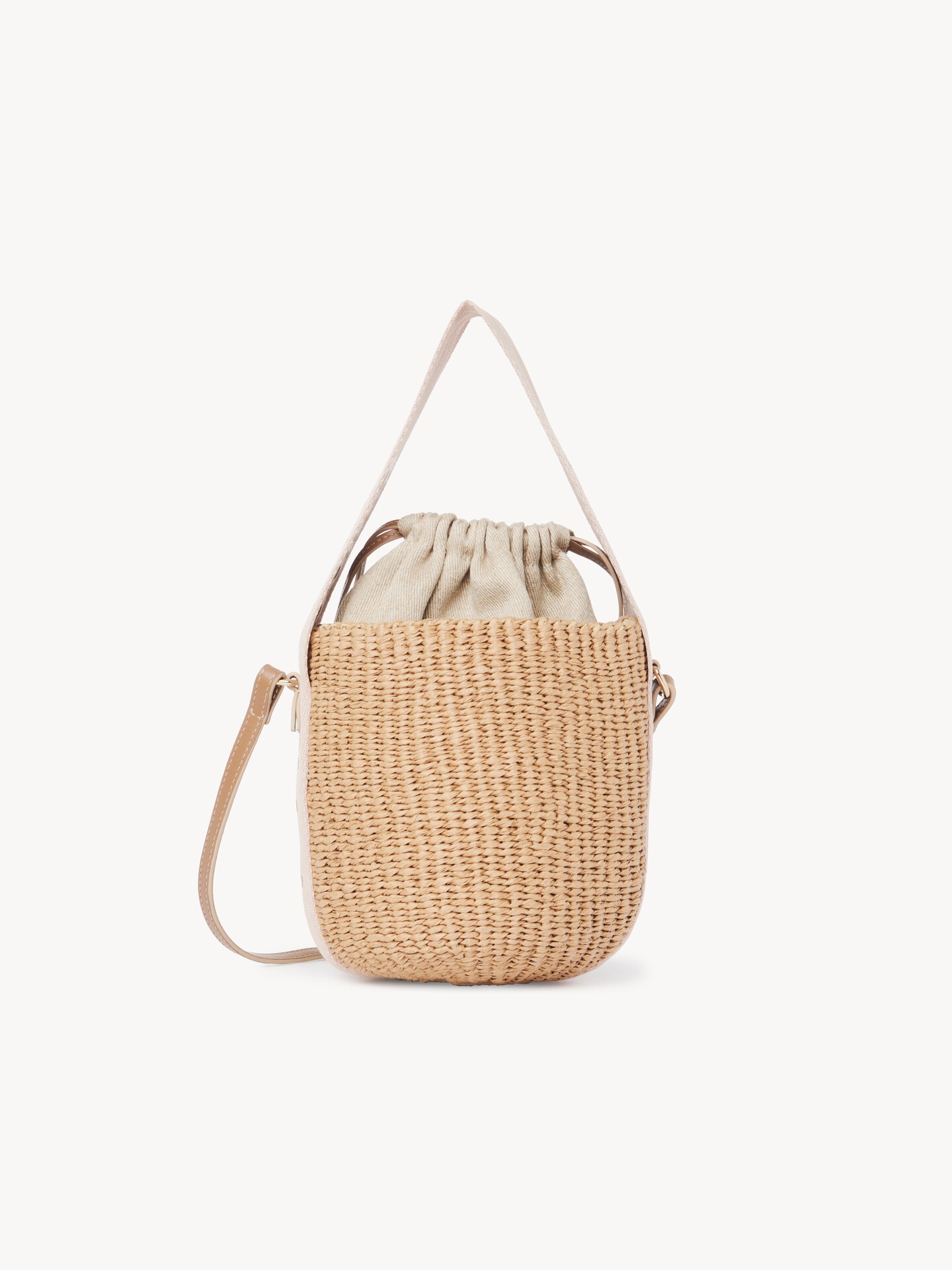 Small Woody tote bag in natural fibres - 7