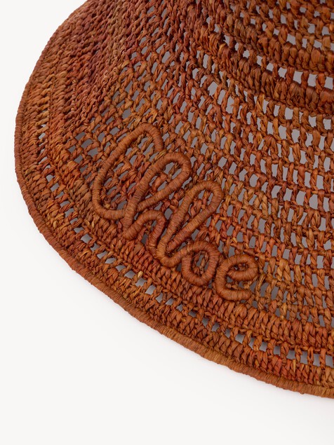 The Chlo&eacute; Raffia capeline hat