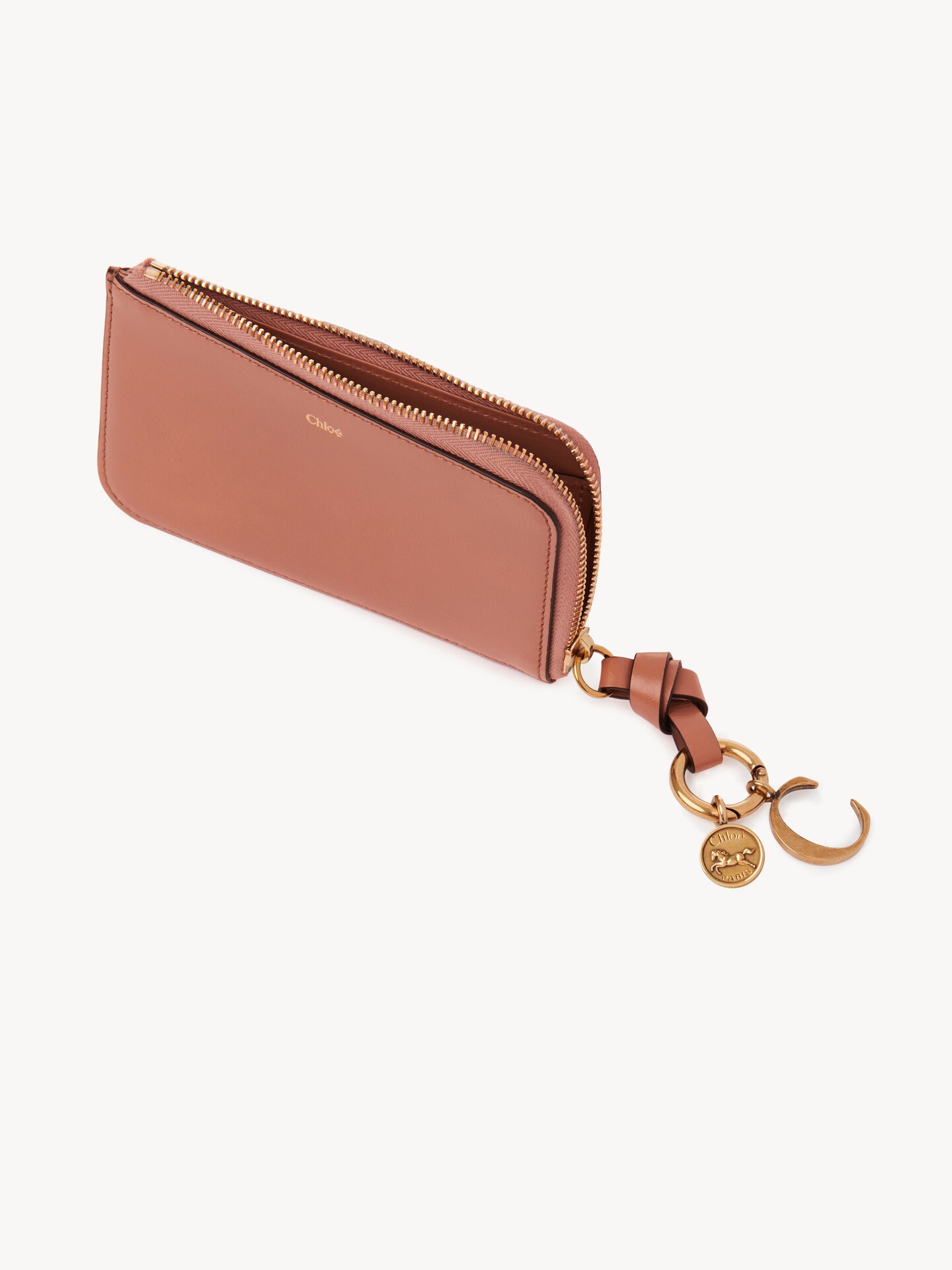 Alphabet wallet in shiny leather - 4