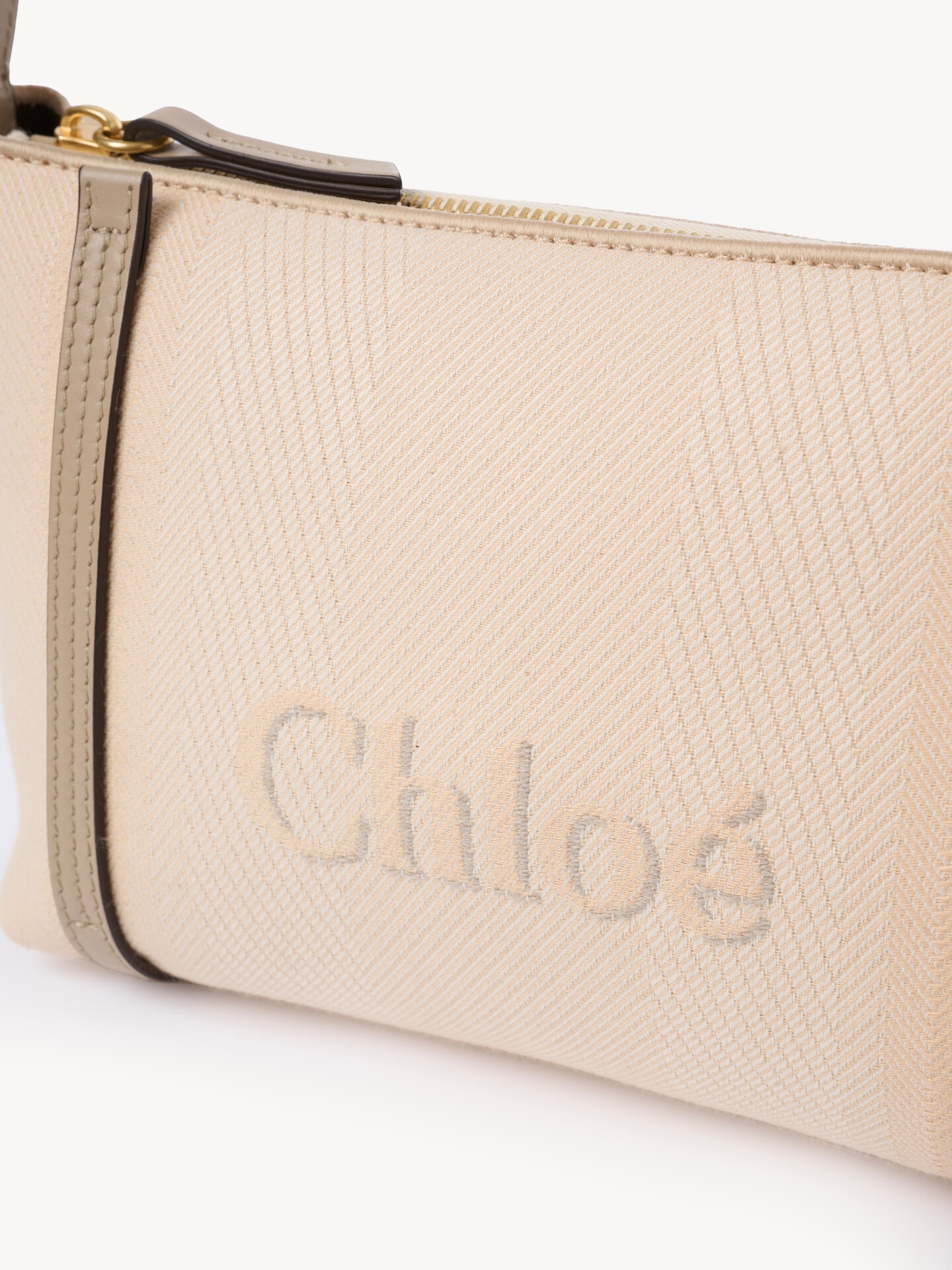Chlo&eacute; Carry shoulder bag in canvas - 6