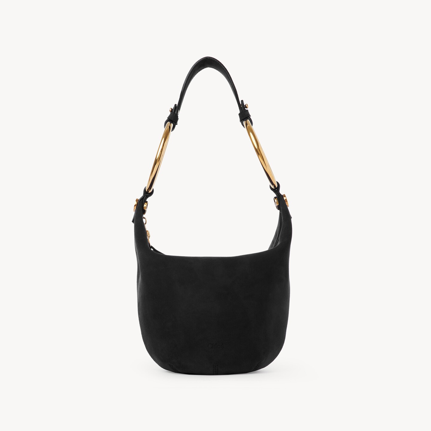 Small Bracelet handbag in suede leather - 7
