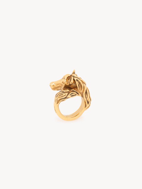The Chlo&eacute; Chain Horse Toi et Moi ring