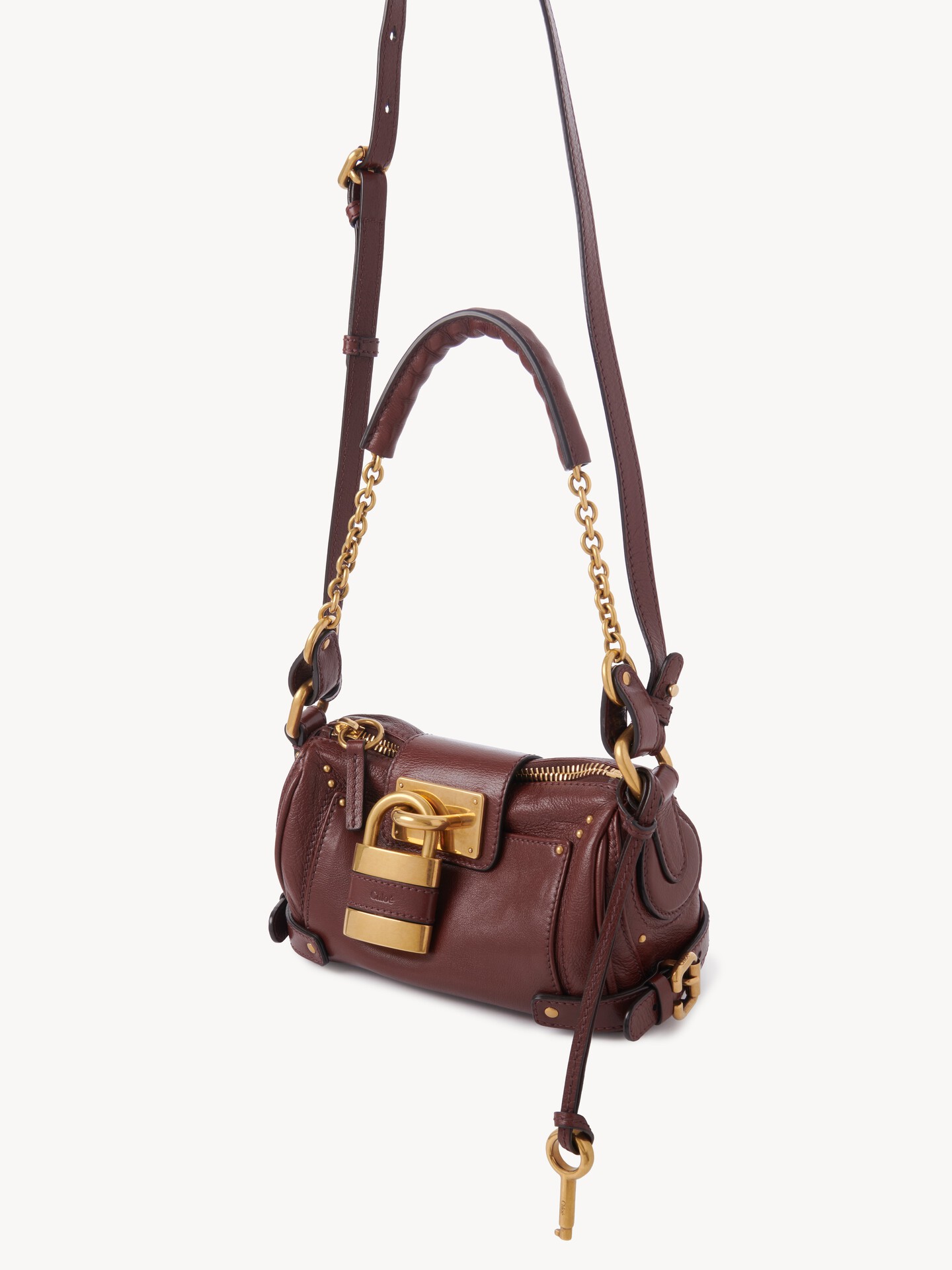 Small Paddington chain bag in grained leather - 5