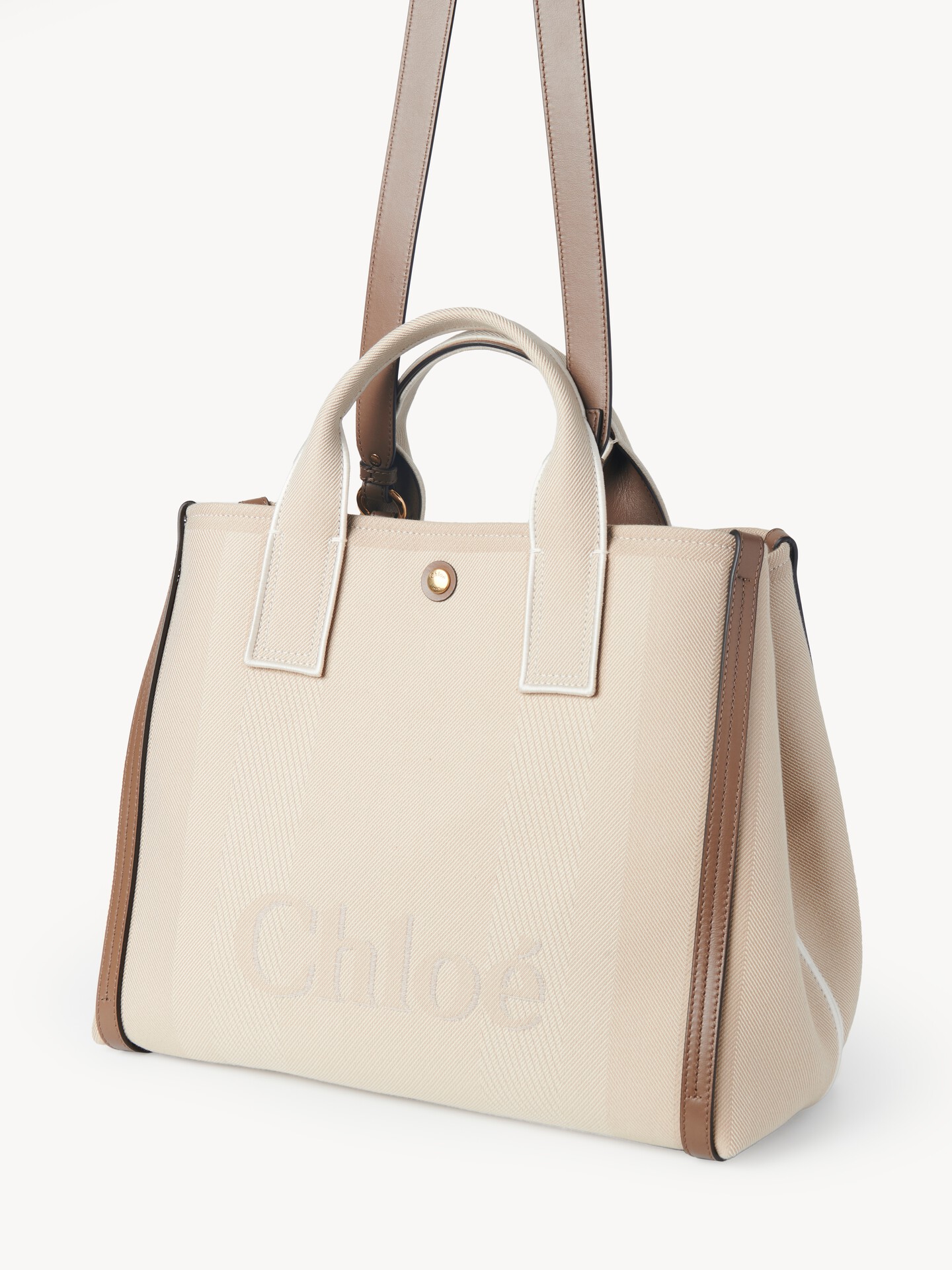 Chlo&eacute; Carry tote bag in canvas - 6