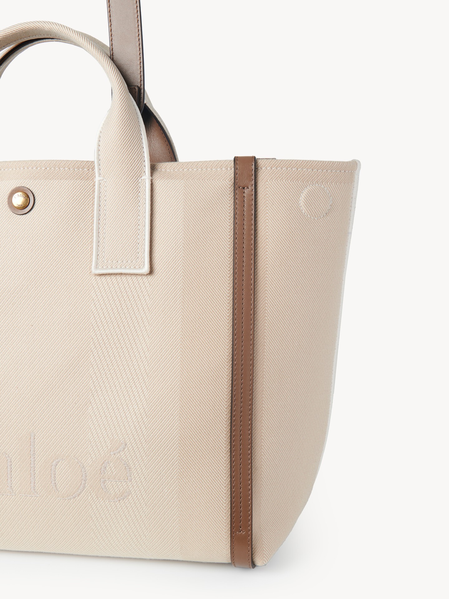 Chlo&eacute; Carry tote bag in canvas - 5