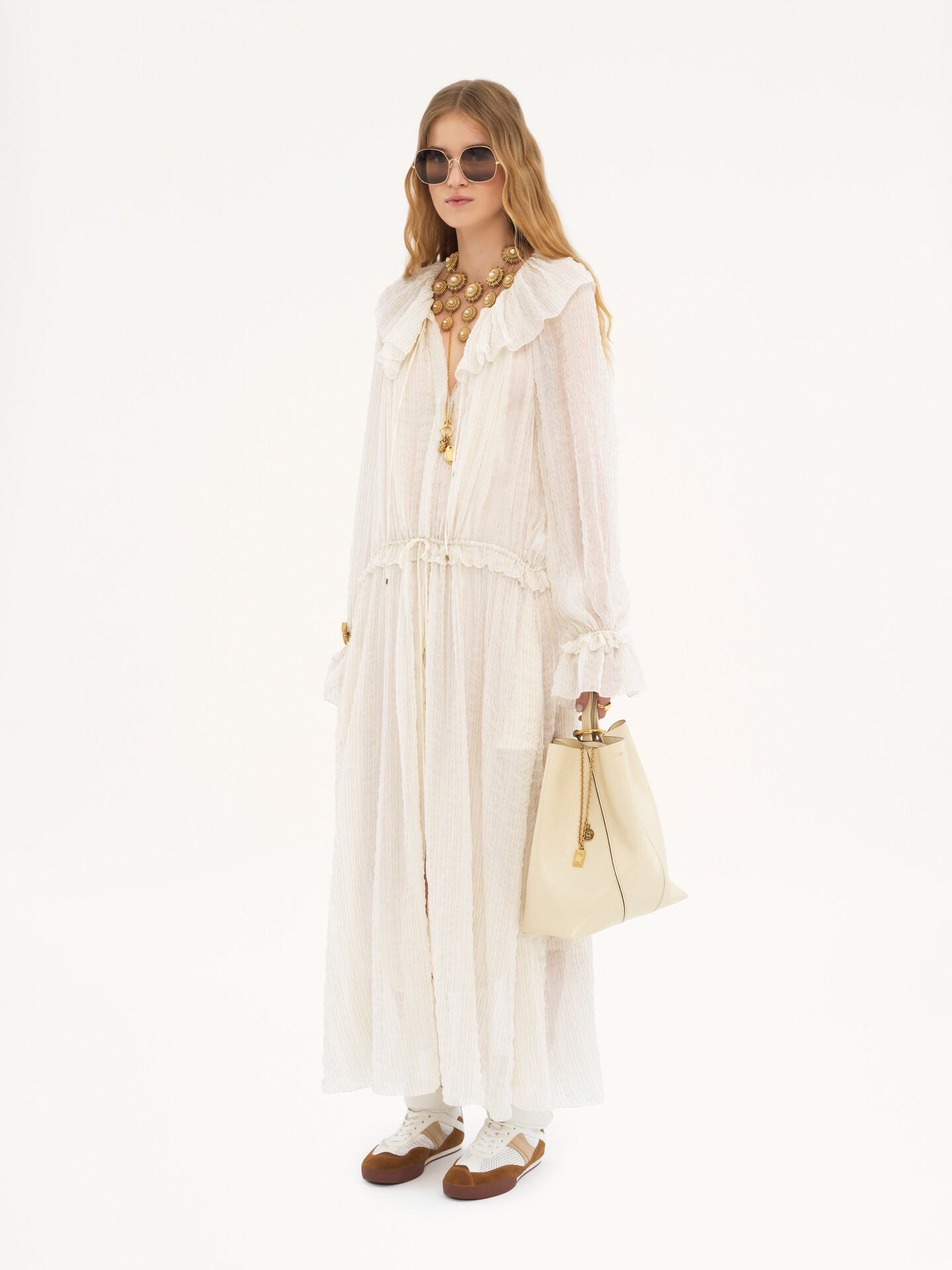 Chloé Spin tote bag in grained leather - 4