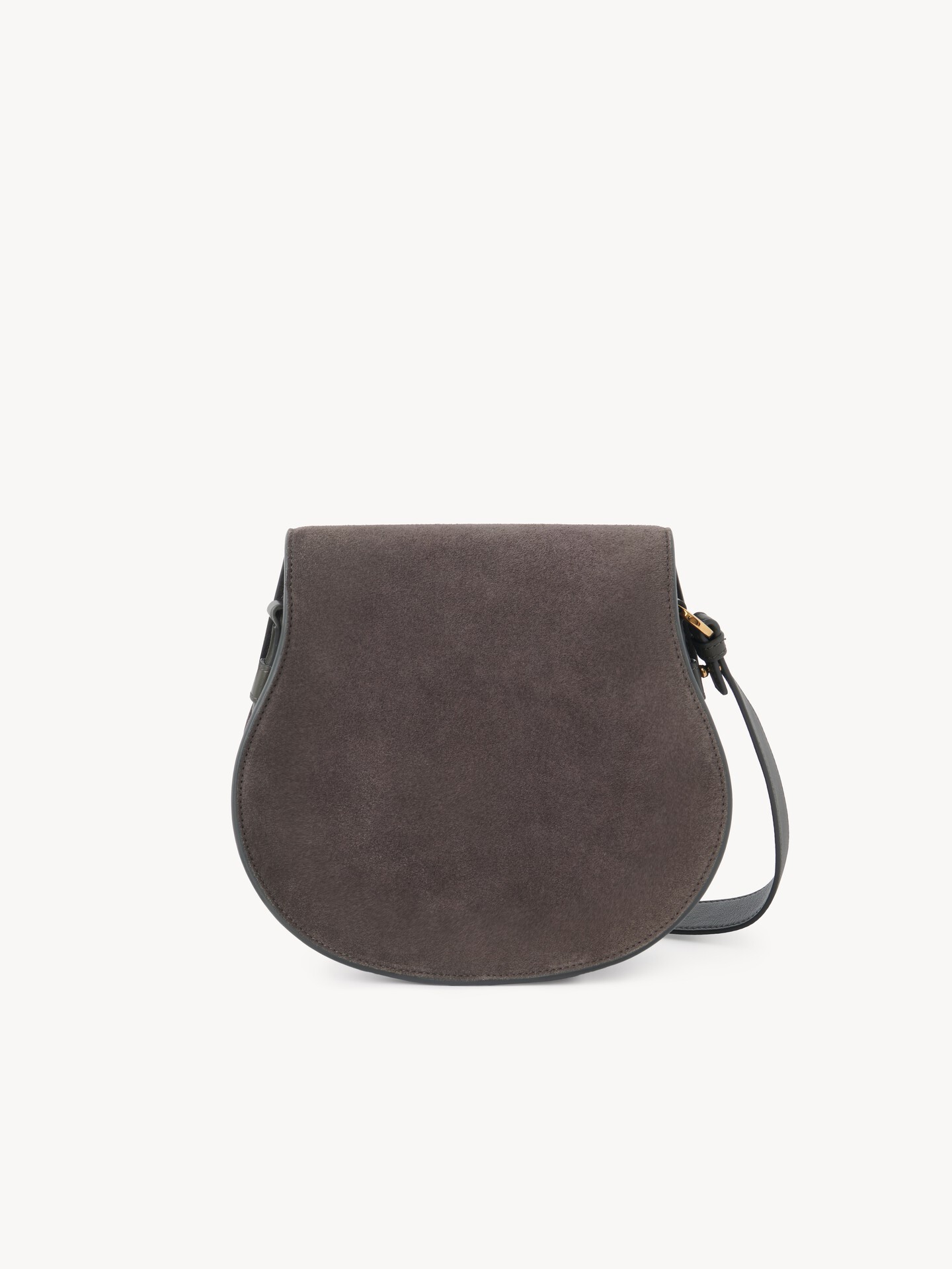 Marcie saddle bag in suede leather - 7