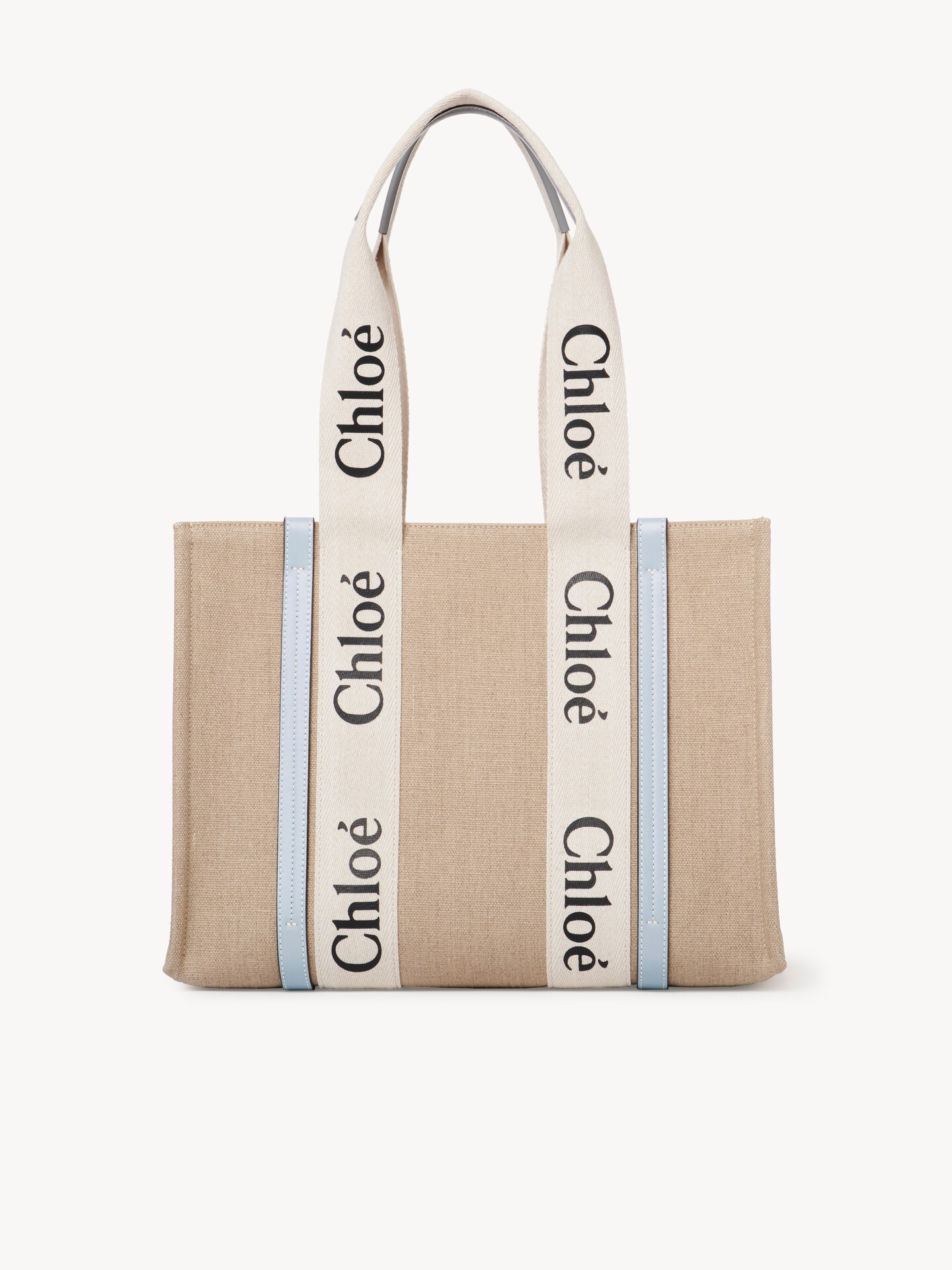 Woody tote bag in linen - 2