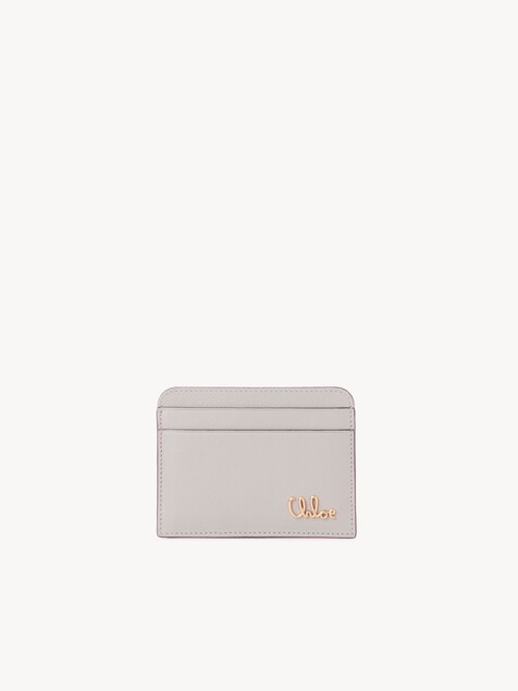 Chloé Iconic card holder in grained leather