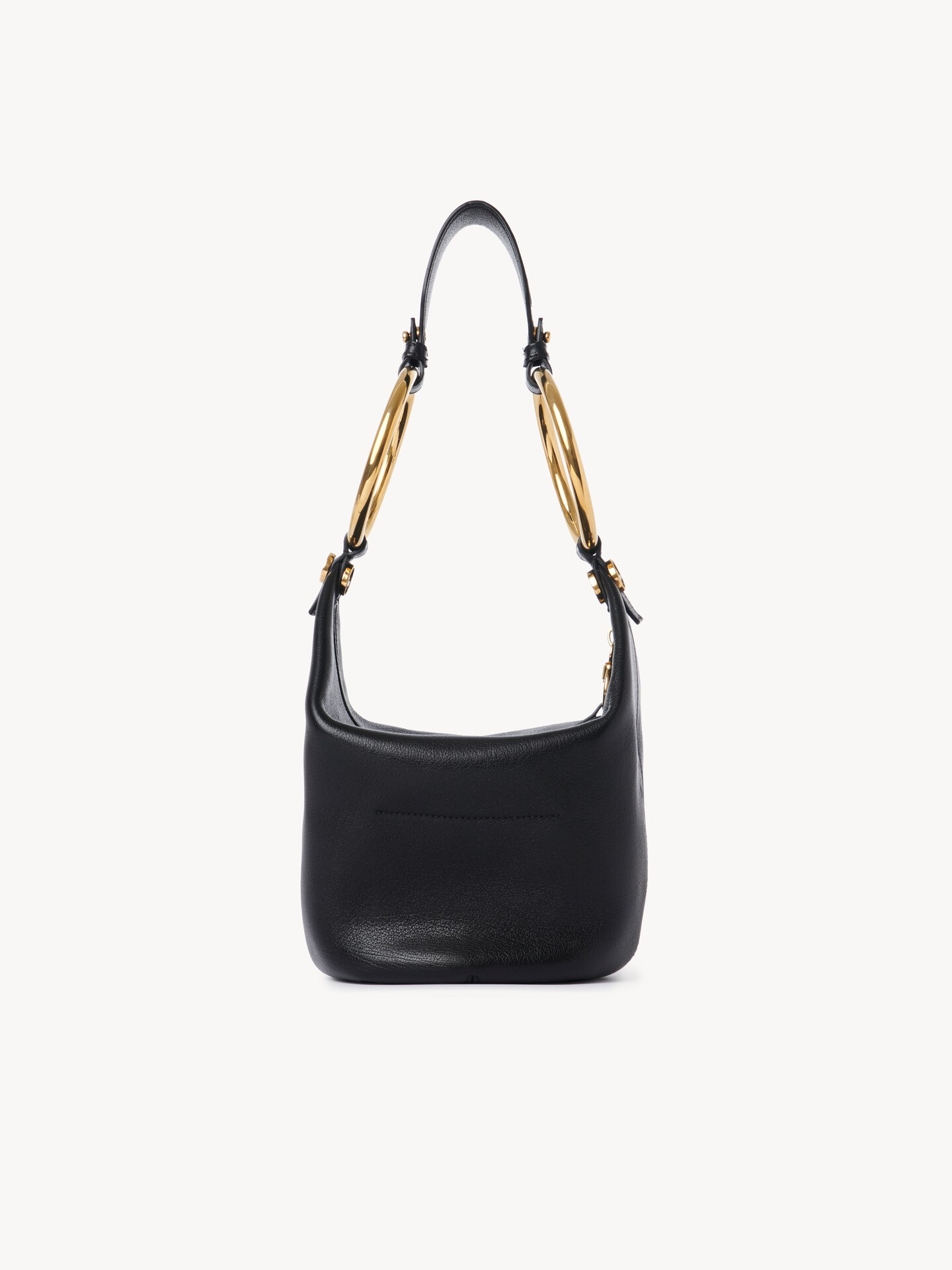 Small Bracelet handbag in grained leather - 8