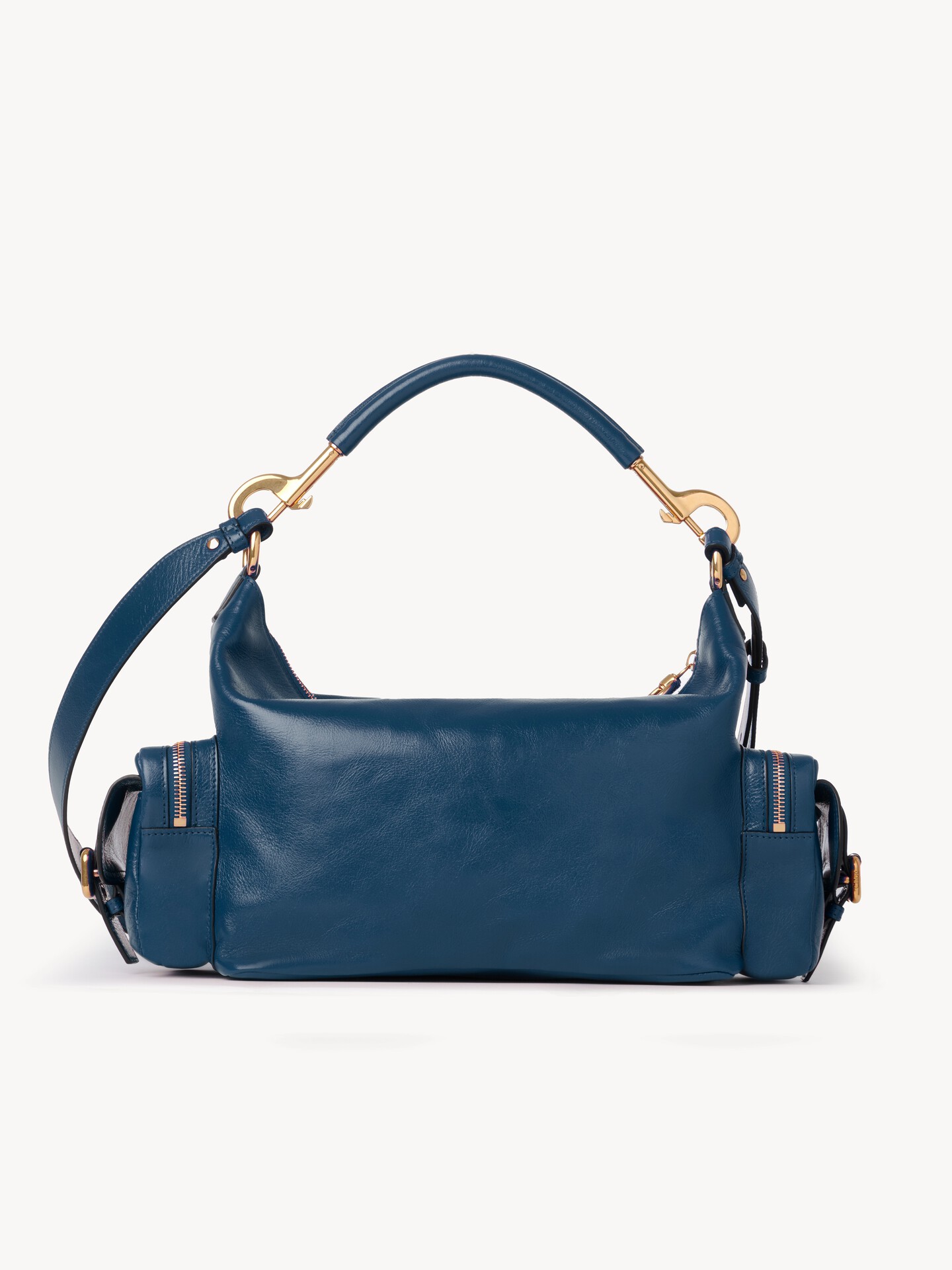 Camera bag in shiny leather - 8