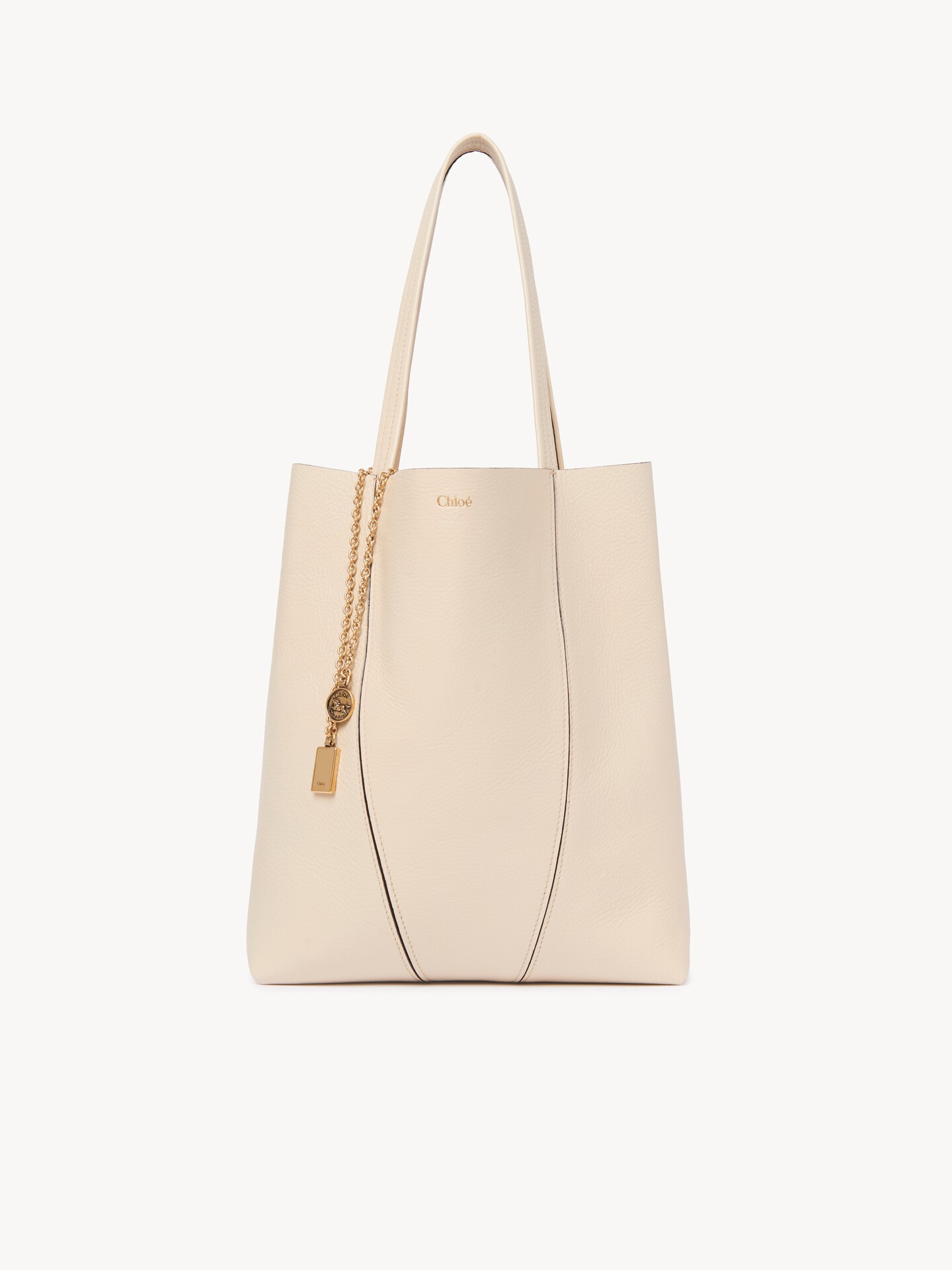 Chloé Spin tote bag in grained leather - 2