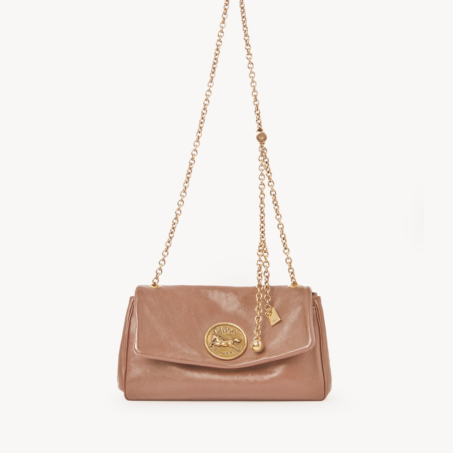 Chloé Heritage shoulder bag in grained leather - 9