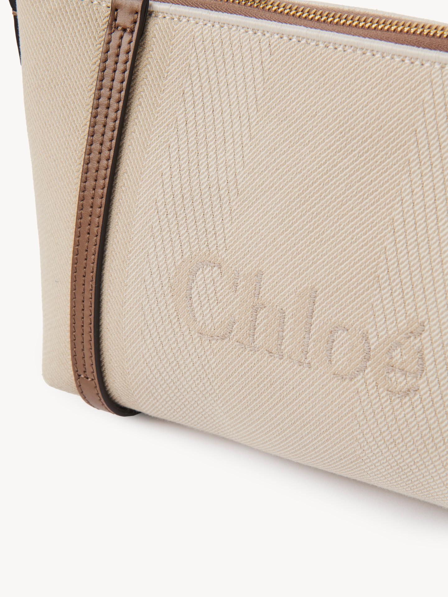 Chlo&eacute; Carry shoulder bag in canvas - 7